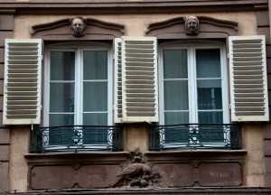 Détail de la façade