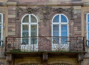 Vue partielle de l'avant-corps